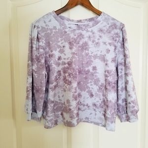 Gentle Fawn Cropped Balloon Sleeve Sweater